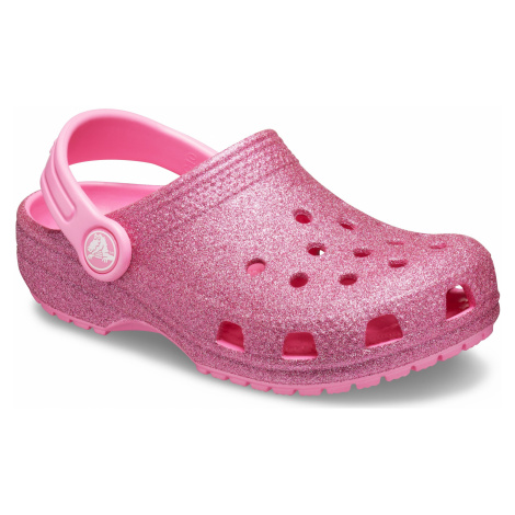 Crocs Classic Glitter Clog K Pink Lemonade C6