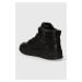 Kožené sneakers boty Karl Lagerfeld KREW KC černá barva, KL53046
