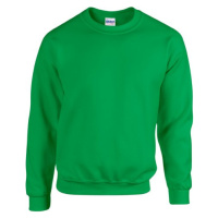 Pevná směsová mikina přes hlavu 50% bavlna, 50% polyester, zelená irská, vel.L