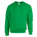 Pevná směsová mikina přes hlavu 50% bavlna, 50% polyester, zelená irská, vel.L
