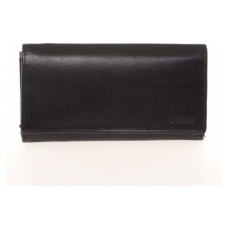 Dámská kožená černá peněženka - Delami CHAGL04104 černá | Modio.cz
