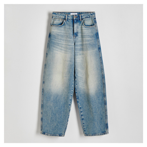 Reserved - Džíny balloon fit - Modrá