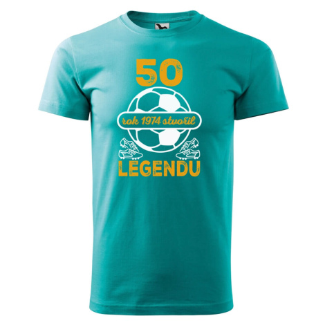 DOBRÝ TRIKO Pánské tričko s potiskem 50 let legenda fotbal