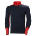 Helly Hansen LIFA MERINO MIDWEIGHT 1/2 ZIP Pánské Merino triko, černá, veľkosť