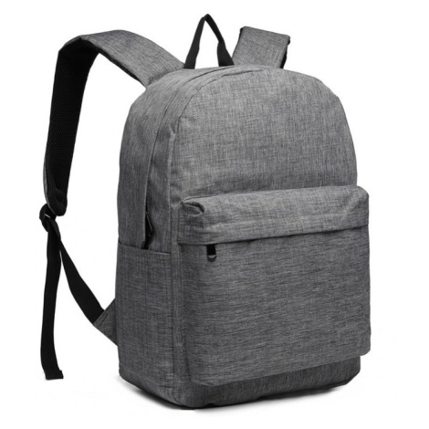 Konofactory Šedý lehký batoh do školy "Basic"