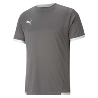 Puma TEAM LIGA JERSEY TEE Pánské fotbalové triko, šedá, velikost