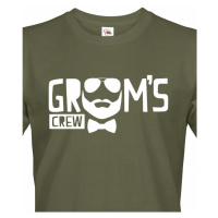 Pánské tričko na rozlučku Grooms crew
