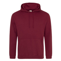 Just Hoods Unisex mikina s kapucí JH001 Burgundy