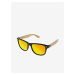 Černé dřevěné polarizační sluneční brýle VeyRey Conifer