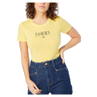 Tommy Jeans dámské žluté tričko