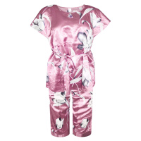 Zoe saténové letní pyžamo 204 růžová