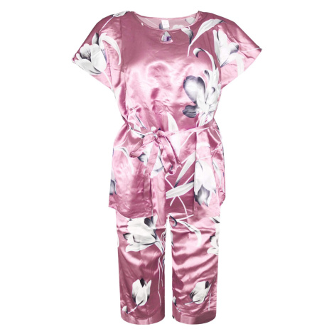 Zoe saténové letní pyžamo 204 růžová
