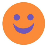 Plavecká deska matuska dena emoji kickboard oranžová