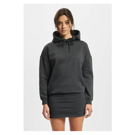 DEF Cropped Hoody Dress Béžová antracitová