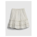 Bílá holčičí dětská sukně stripe skirt