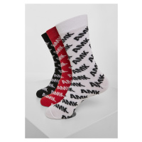 AMK Allover Socks 3-Pack černá/červená/bílá