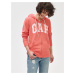 Mikina GAP Logo easy hoodie Růžová