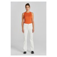 DŽÍNY GANT SLIM FLARE WHITE JEANS bílá