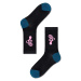 Ponožky Happy Socks Caroline Crew Sock dámské, černá barva