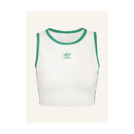 Adidas Originals Cropped Top Z Froté bílá/ zelená