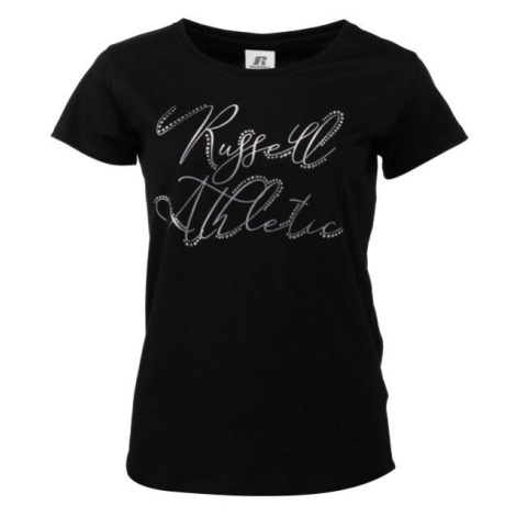 Russell Athletic T-SHIRT W Dámské tričko, černá, velikost