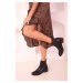 Soho Women's Black Boots & Booties 17664