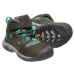 Keen Ridge Flex Mid Wp Dětská treková obuv 10016476KEN magnet/greenlake