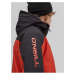 Černo-cihlová pánská sportovní zimní bunda s kapucí O'Neill Diabase Jacket