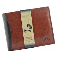 El Forrest Pánská kožená peněženka El Forrest 2545/A 21 RFID hnědá
