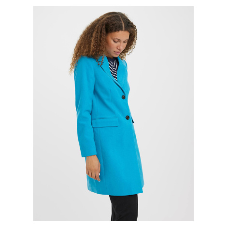 Modrý dámský kabát VERO MODA Gianna