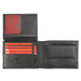 Pánská kožená peněženka Pierre Cardin Milane - červeno-černá