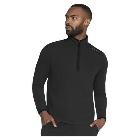 ČERNÁ PÁNSKÁ MIKINA SKECHERS SKECH-KNITS BURST 1/4 ZIP