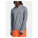 Under Armour Tričko QUALIFIER RUN 1/4 ZIP-GRY - Pánské