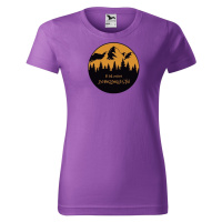 DOBRÝ TRIKO Dámské tričko s potiskem Dobrodružství Barva: Fialová