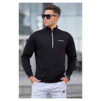 Madmext Black Men's Sweatshirt 5300