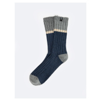 Big Star Man's Standard Socks 211026 403 Navy Blue