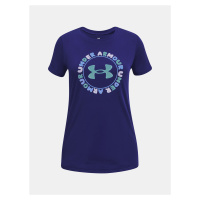 Under Armour Tričko UA Tech Wordmark SSC-BLU - Holky