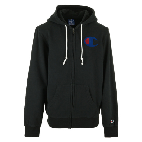 Champion Hooded Full Zip Sweatshirt Černá