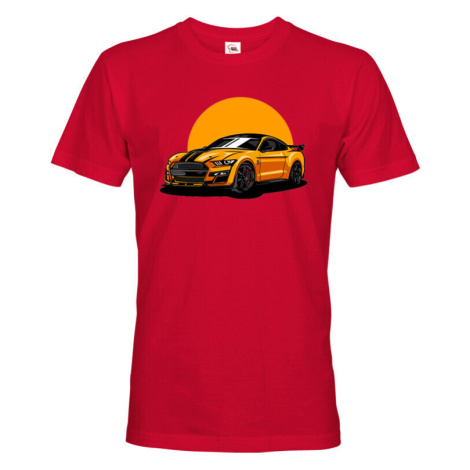 Pánské tričko s potiskem Ford Mustang -   tričko pro milovníky aut BezvaTriko