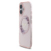 IML Flowers Ring MagSafe Zadní Kryt pro iPhone 16 Pink Obal na telefon Guess