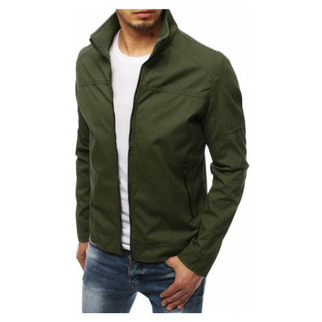 Dstreet Trendová prošívaná bunda v zelené barvě