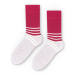 More 078 173 Two colours šedé/bordové Dámské ponožky