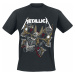 Metallica Skull Moth Tričko černá