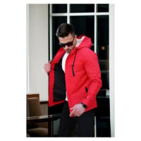 86622 Dewberry Hooded Mens Seasonal Jacket-RED