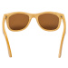 Meatfly sluneční polarizační brýle Bamboo Coffee Light | Modrá