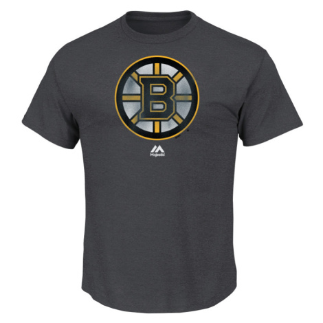 Boston Bruins pánské tričko Raise the Level grey Majestic