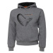 Savage Gear Mikina Junior Jaw Hoodie Grey Melange