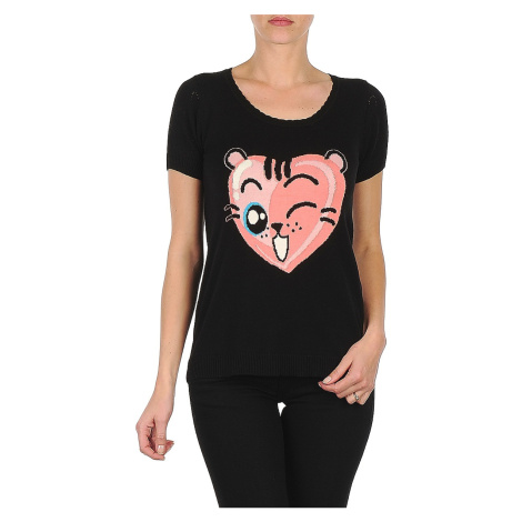 Manoush TEE SHIRT VALENTINE Černá