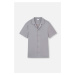 Dagi Gray Cupra Short Sleeve Modal Shirt