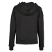 Ladies Organic Terry Zip Hoody - black